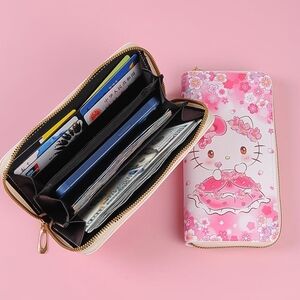 Hello Kitty Pink Floral Wallet